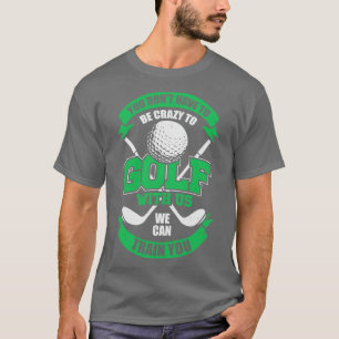 Camiseta Gift do Jogador de Golfe da Equipe de Golfe Engraç