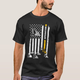Camiseta Gift do Operador de Equipamento Pesado de Sinaliza