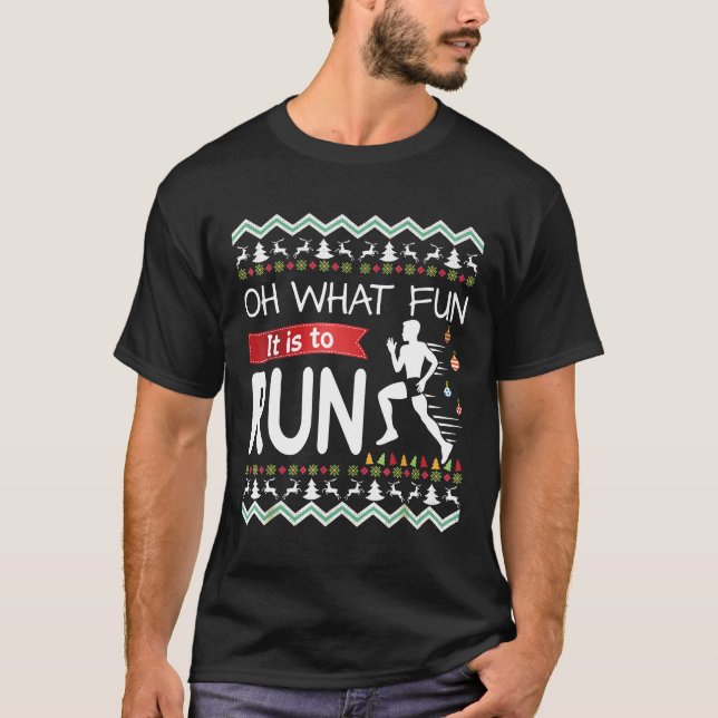 Camiseta Gift Do Runner Oh Que Diversão É Executar A Corrid (Frente)