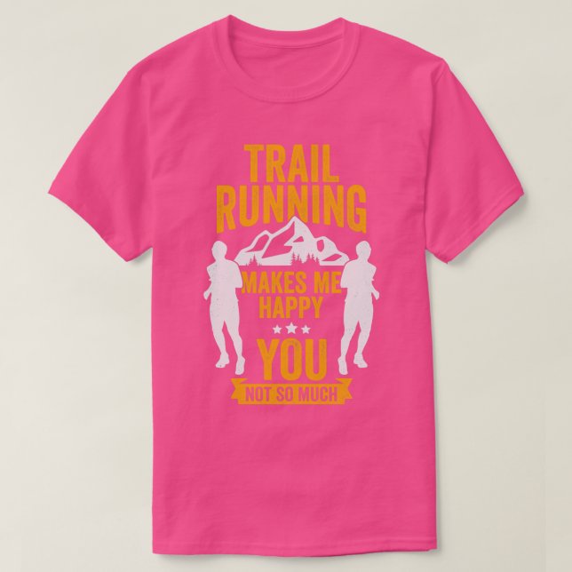 Camiseta Gift do Runner Runner de Trilha Funny (Frente do Design)
