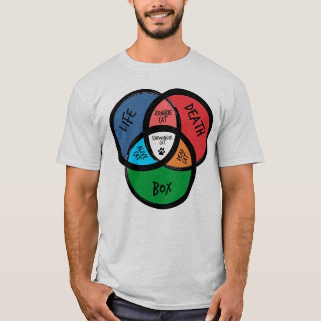 Camiseta Gift do Schrodinger's Cat Funny Big Bang (Frente)