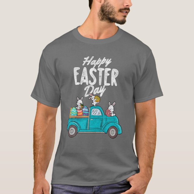 Camiseta Gift Easter Bunny Leopard Bow Tie Easter Day Women (Frente)