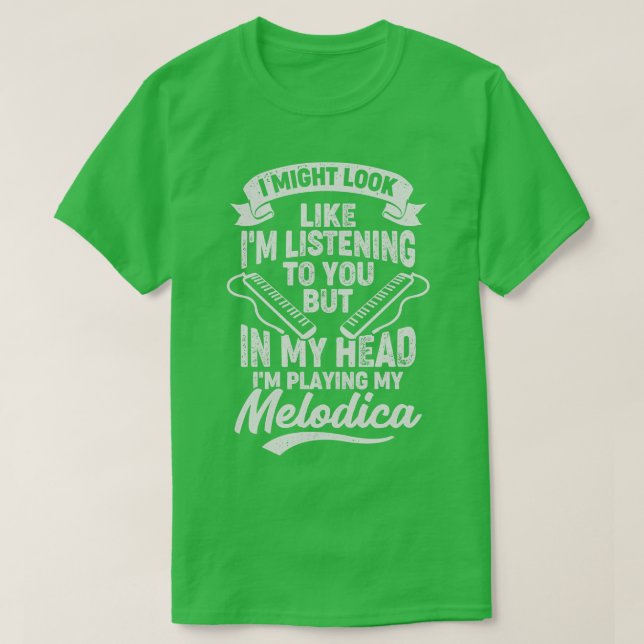 Camiseta Gift Engraçado do Jogador Melodica (Frente do Design)