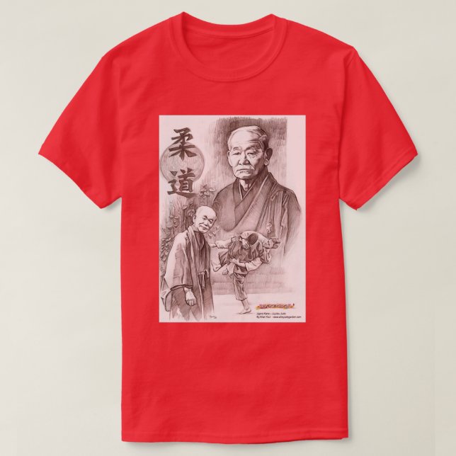 Camiseta Gift For Men Karate Judo Jigoro Kano (Frente do Design)