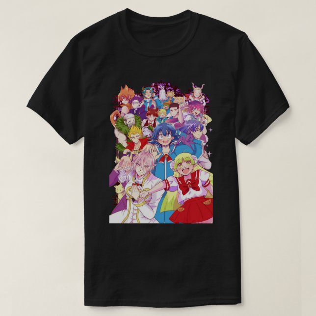 Camiseta Gift For Men Mairimashita Iruma Teams Outro Welcom (Frente do Design)