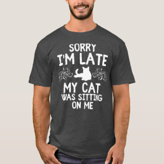 Camiseta Gift Gift Unpontual Cat Lover