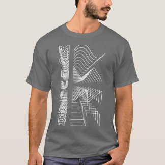 Camiseta Gift modular de Design de áudio analógico de forma