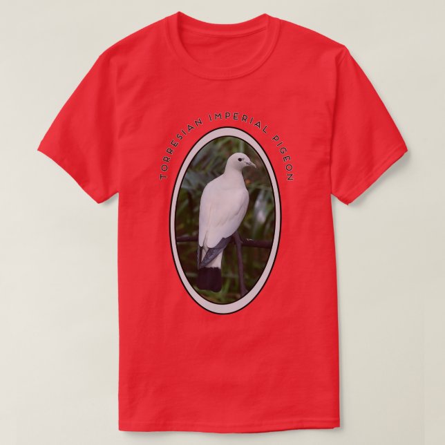 Camiseta Gift Torresa Branca Imperial Pigeon Twitcher (Frente do Design)