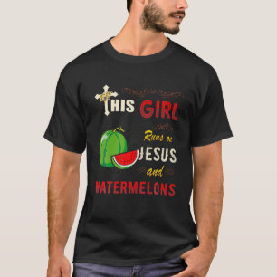 Camiseta Gift Watercolor Raiz Engraçado Corre Em Jesus E Ág
