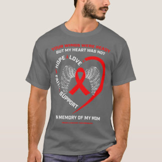 Camiseta Gifts Clothing In Memory Of My Mom Heart Disease A