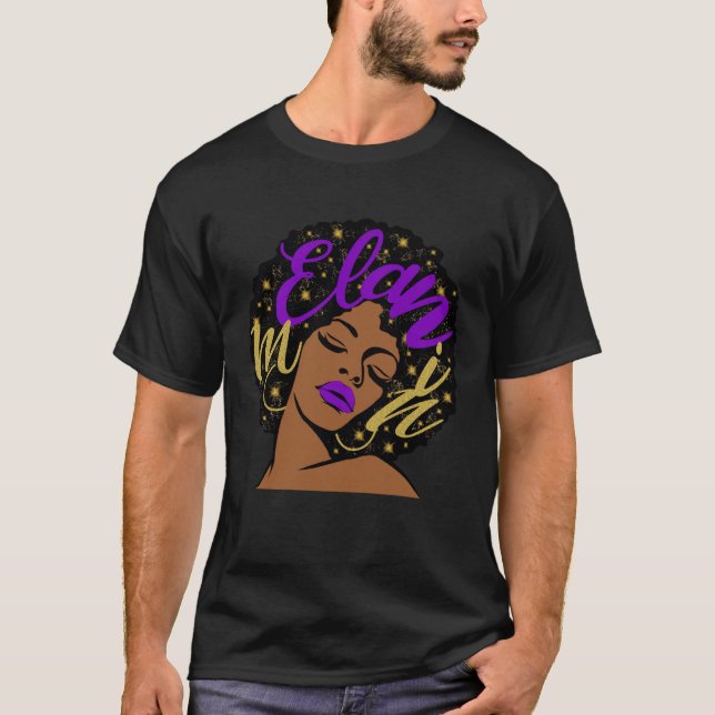 Camiseta Gifts Ethnic Beauty Afro Diva Lips Black Girl Magi (Frente)