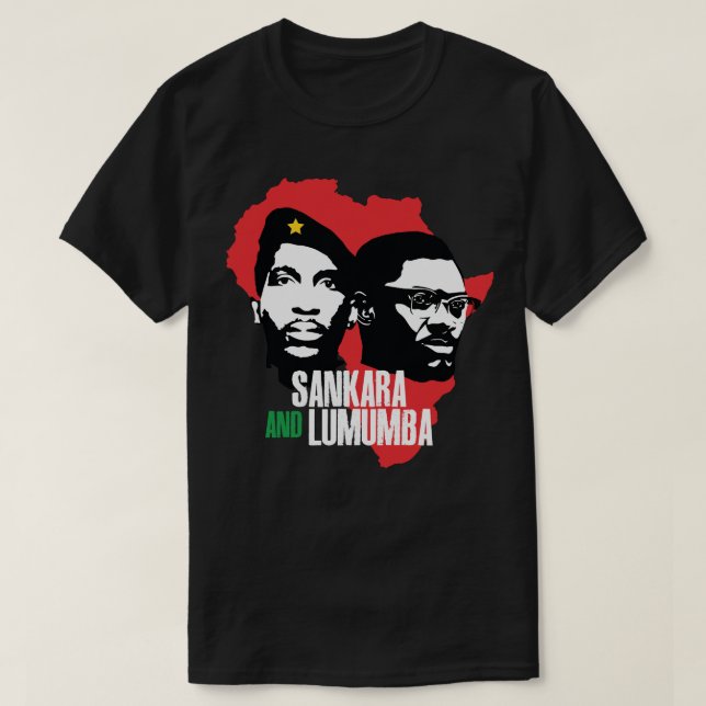 Camiseta Gifts For Men Che Guevara Thomas Of Sankara Africa (Frente do Design)