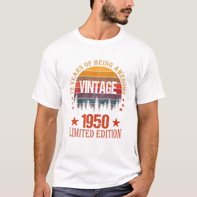 Camiseta Gifts Vintage 1950 Limited (Frente)