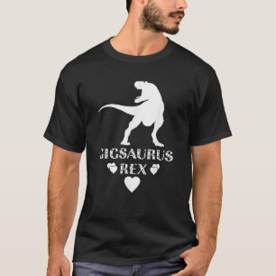 Camiseta Gig Gigsaurus Rex Dinossaur Dia da Mãe Presente