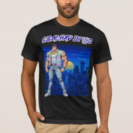 CAMISETA GIGACHAD NOS ANOS 80