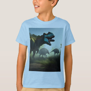Camiseta Giganotossaurus Dinossauros Prowling, Kids Tshirt