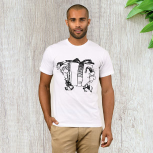 Camiseta Gigante de Carregando dos Elfos de Natal Whimsical