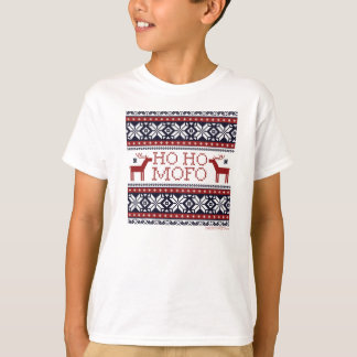 CAMISETA GIGANTE DE NATAL/TÍTULOS DE SUÍNO/MÓFO DE BEBÊ