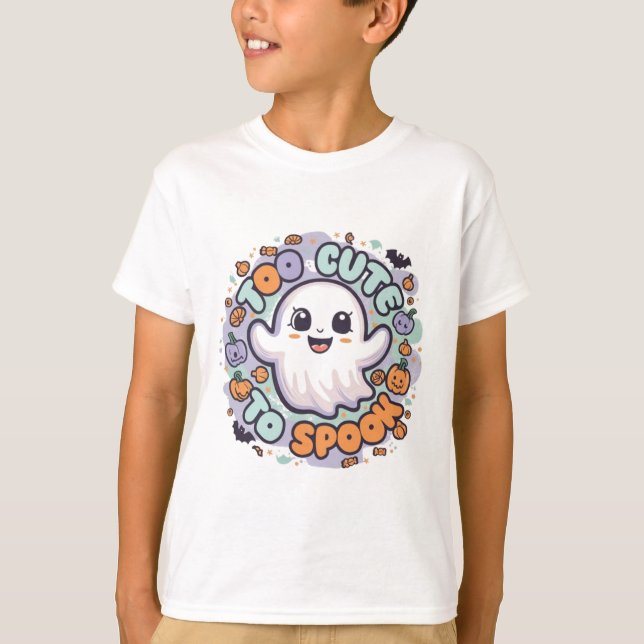 Camiseta Giggles Fantasmas Muito Bonitos para Dar uma Certa (Frente)