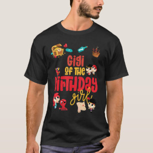 Camiseta Gigi Birthday Girl Pirata Theme Oce