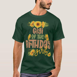 Camiseta Gigi Birthday Girl Theme Festa de aniversário de g