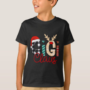 Camiseta Gigi Claus Reindeer Christmas
