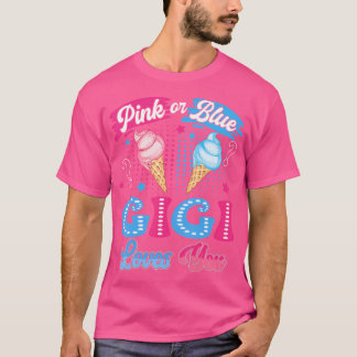Camiseta Gigi Cor-De-Rosa Ou Azul Te Ama A Revisão De Gêner