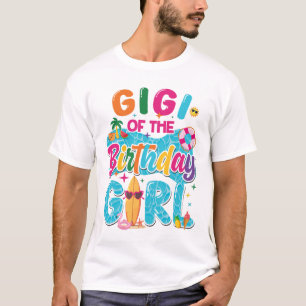 Camiseta Gigi Da Festa de Aniversário da Piscina Festa na P