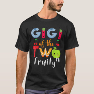 Camiseta Gigi Da Fruta Do Partido segundo aniversário Twott