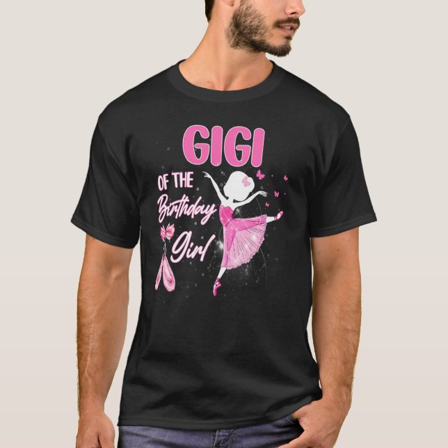 Camiseta Gigi Da Garota Ballerina Balé Theme B (Frente)
