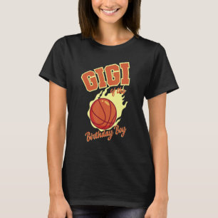 Camiseta Gigi Do Aniversário Da Família De Basquete Pa