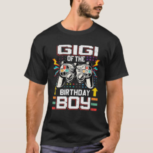 Camiseta Gigi Do Aniversário Do Jogo De Aniversário Engra