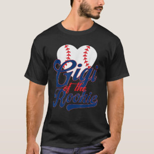 Camiseta gigi do baseball novato do toddler Aniversário de