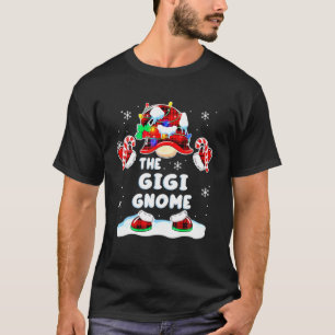 Camiseta Gigi Gnomies Gnomies Red Xadrez Matching Family Ch