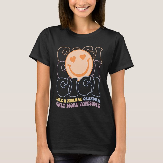 Camiseta Gigi Goa vovó normal só mais mulheres incríveis (Frente)