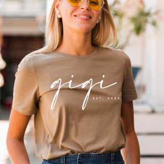 Camiseta Gigi Grandma personalizada