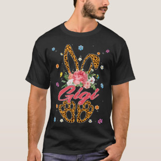 Camiseta Gigi Leopard Bunny Matching Family Easter Day Part