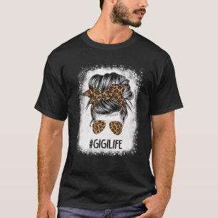 Camiseta Gigi Life Leopardo Mensageiro Mães