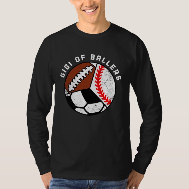 Camiseta Gigi Of Ballers Baseball Soccer Football Gigi (Frente)