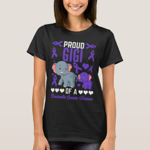 Camiseta Gigi Orgulhoso De Um Suporte A Elefantes Cânceres 