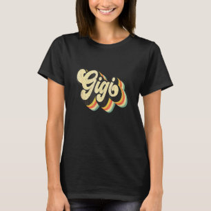 Camiseta Gigi Para Avó Dia de as mães De Vinatge Mimi Camis