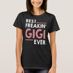 Camiseta Gigi para mulheres vovó, doce, a melhor maluca Gig