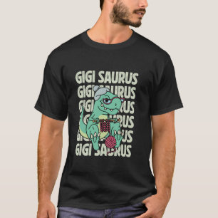 Camiseta Gigi Saurus Avó Dinossauro Avó Dia das Mães