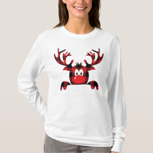 Camiseta Gigi Sempre seja você mesmo Rena Santa Chapéu Búfa