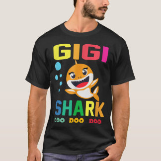 Camiseta Gigi SharkGigi Shark Lover Family Mothers Day