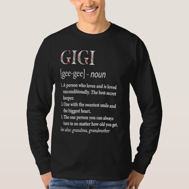 Camiseta Gigi The Best Secret Keeper   Grandmother (Frente)