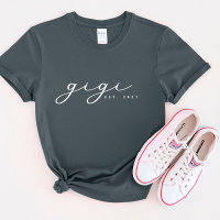 Gigi vovó personalizada - Camisa-T