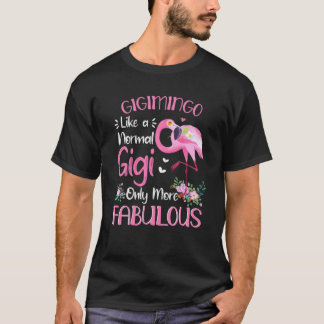 Camiseta Gigimingo Como Um Dia de as mães Gigi Flamingo Nor