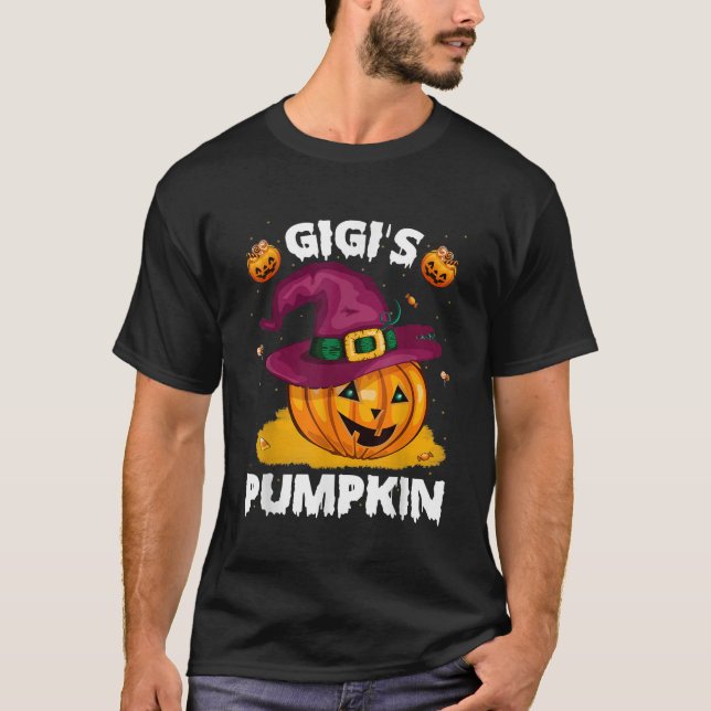 Camiseta Gigis Pumpkin Jack O Lanterna Figurino De Hallowee (Frente)
