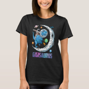 Camiseta Gigisaurus Astronauta Andando Dinossauro Rex Mães